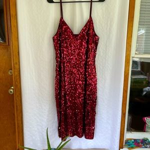 EXPRESS SEQUIN DRESS